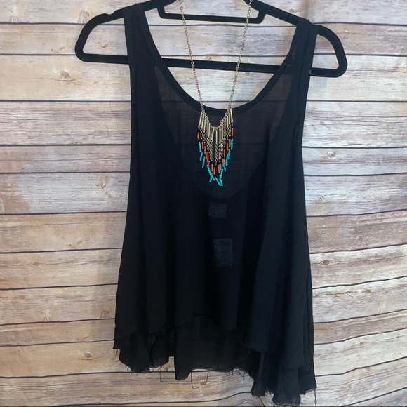 *FREE w purchase* or $8 - Beaded Tribal Fringe Necklace - Picture 12 of 14